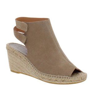 Bettye Muller suede Espadrille wedge made I. spain.  EU sz 37